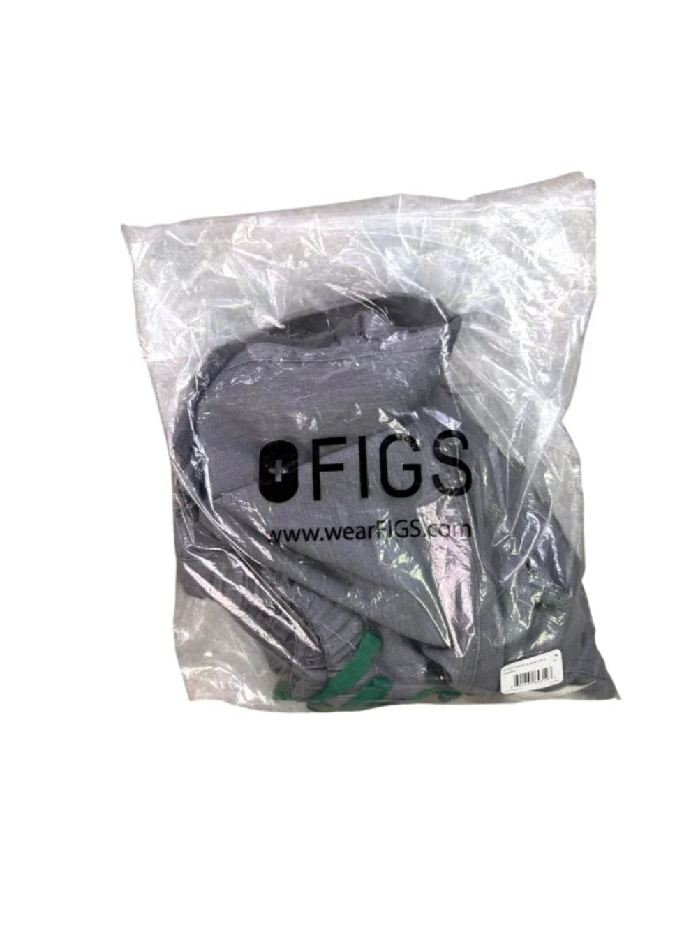 Figs Mens Gray Elastic Waist Drawstring Scrub Pants Technical Size M
